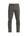 Pantalón casual gris para hombre, confeccionado en algodón y spandex, ideal para uso diario.