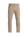 Pantalón casual beige para hombre, confeccionado en algodón y spandex, ideal para el uso diario.