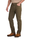 Pantalón cómodo en color café, hecho con tejido suave que mantiene la estructura y elegancia.