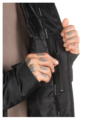 Parka de hombre con cierre frontal completo, optimiza el aislamiento térmico y protección del viento.