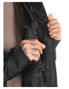 Parka de hombre con cierre frontal completo, optimiza el aislamiento térmico y protección del viento.