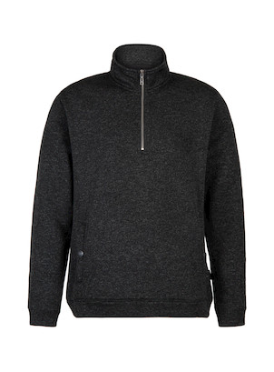 Pantalón negro de estilo casual para hombre, perfecto para mantener la comodidad en climas fríos.