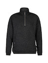 Pantalón negro de estilo casual para hombre, perfecto para mantener la comodidad en climas fríos.