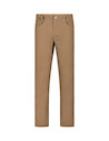 Pantalón en tono café con corte recto, perfecto para actividades cotidianas y comodidad.