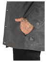 Chaqueta de hombre en gris, perfecta para un look urbano y cómodo en algodón.