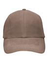 Gorra unisex en color café, material resistente de algodón waxed, perfecta para el verano.