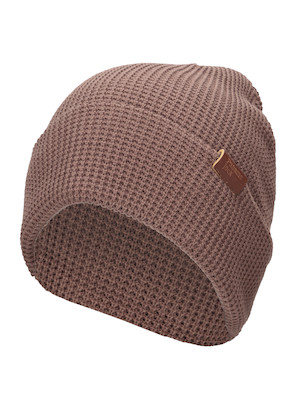 Gorro de algodón unisex en color café, estilo casual, recomendado para aventuras diarias.