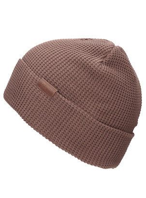 Gorro unisex color café, diseño duradero de algodón, perfecto para paseos por la ciudad.