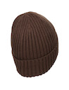 Gorro color café unisex de Panama Jack, ajuste elástico, ideal para mantener el calor en invierno.