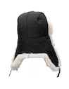 Accesorio unisex negro de poliéster, estilo tipo ruso, recomendado para el uso en exteriores y climas fríos.