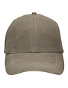 Gorra de Panamá unisex verde, resistente y ligeramente rígida para protección climática.
