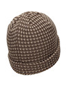 Gorro unisex café de acrílico, estilo clásico, ideal para actividades al aire libre.