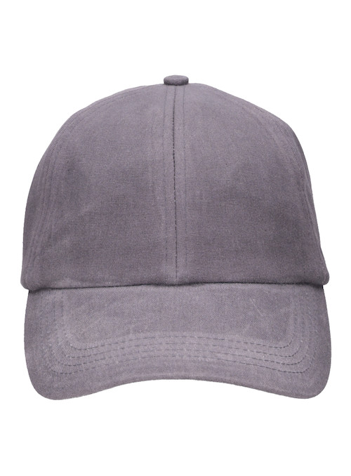 Accesorio gris unisex de algodón waxed, estilo relajado, recomendado para disfrutar del sol en exteriores.