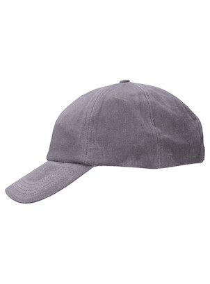 Sombrero gris unisex de algodón waxed, diseño cómodo, ideal para escapadas y actividades recreativas.