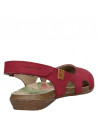 Sandalia Mujer W737 Panama Jack rojo