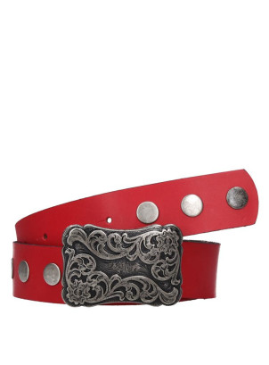 Cinturon Mujer C898 Panama Jack rojo
